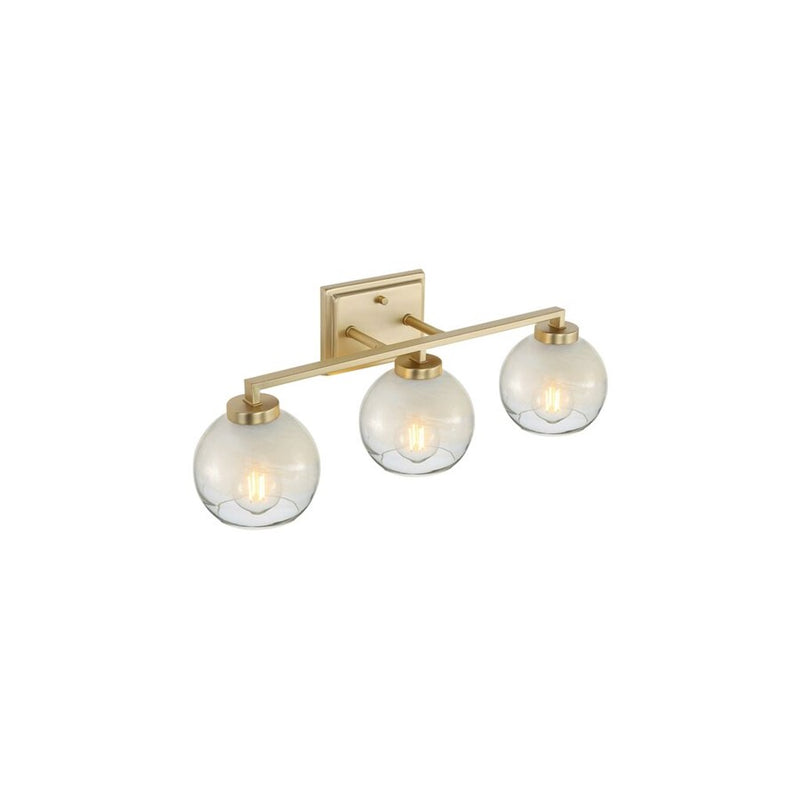 Golden Elliott 3 Light Bath Vanity, Champagne Bronze/Alabaster
