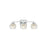 Golden Lighting Elliott 3 Light Bath Vanity, Chrome/Alabaster