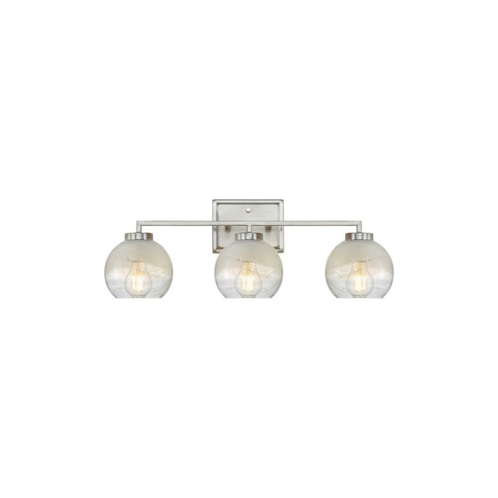 Golden Lighting Elliott 3 Light Bath Vanity, Pewter/Alabaster - 3094-BA3PW-ALA