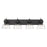 Golden Lighting Hines 4 Light Bath Vanity, Black/Seeded Glass