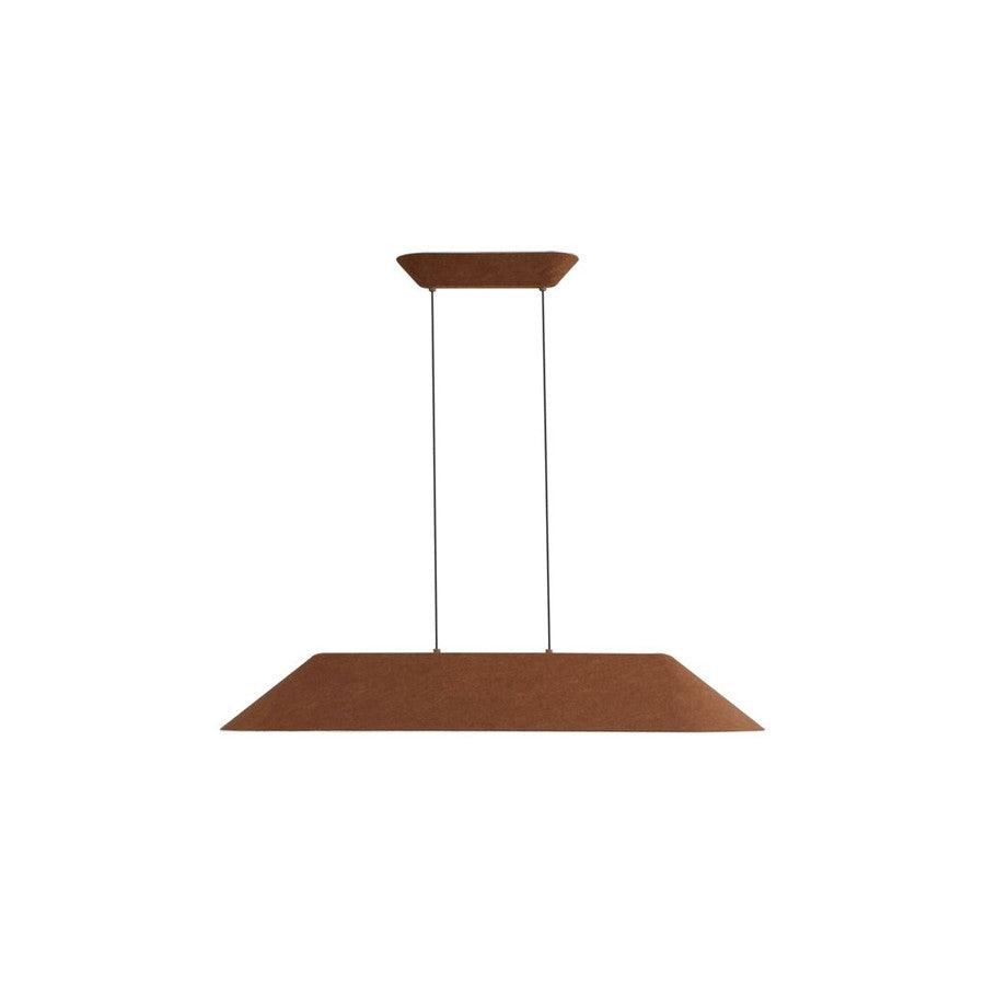 Golden Faroe 43" LED Linear Pendant, Coffee/Black/Coffee/Black - 3133-LP43CO-BK