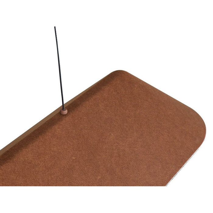 Golden Faroe 43" LED Linear Pendant, Coffee/Black/Coffee/Black