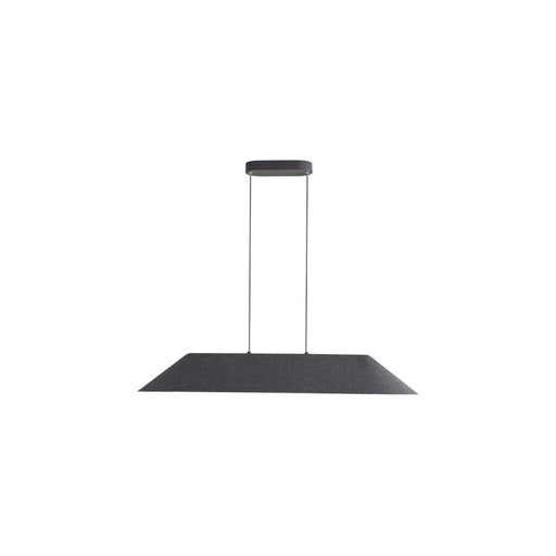 Golden Faroe 43" LED Linear Pendant, Flecked Black/Grey - 3133-LP43FB-GY