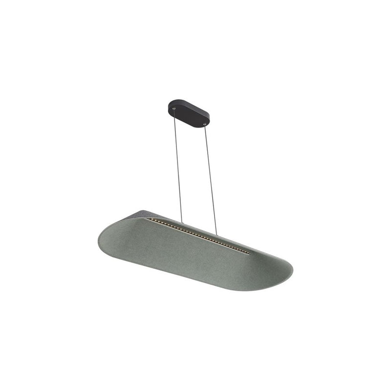 Golden Faroe 43" LED Linear Pendant, Flecked Black/Grey