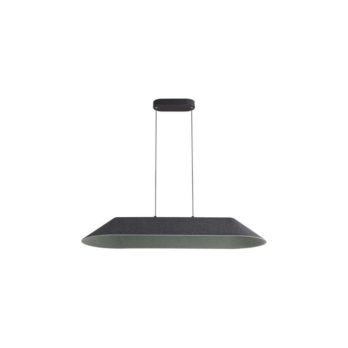 Golden Faroe 43" LED Linear Pendant, Flecked Black/Grey