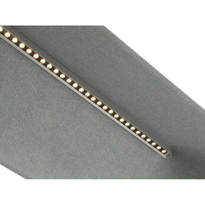 Golden Faroe 43" LED Linear Pendant, Flecked Black/Grey