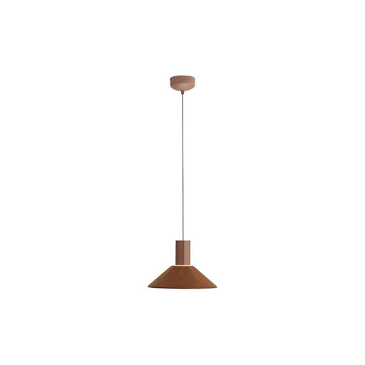 Golden Lighting Faroe 13" LED Pendant, Coffee/Black/Coffee/Black - 3133-P13CO-BK