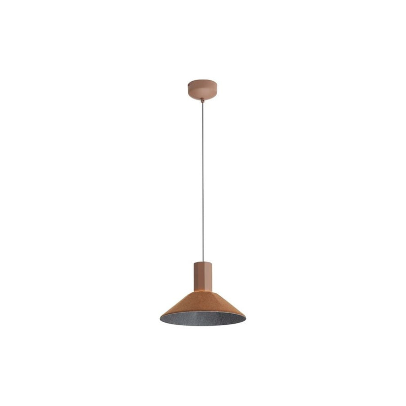Golden Lighting Faroe 13" LED Pendant, Coffee/Black/Coffee/Black