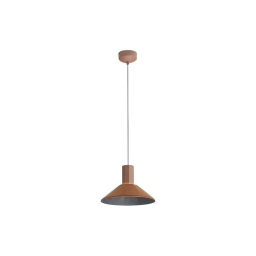 Golden Lighting Faroe 13" LED Pendant, Coffee/Black/Coffee/Black
