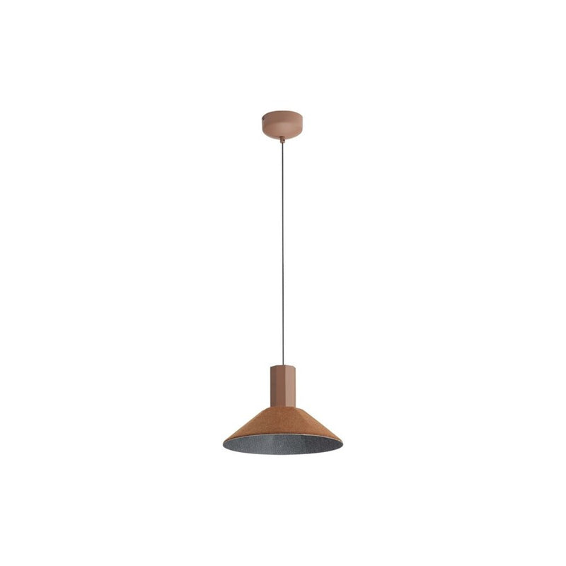 Golden Lighting Faroe 13" LED Pendant, Coffee/Black/Coffee/Black