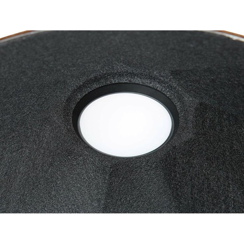 Golden Lighting Faroe 13" LED Pendant, Coffee/Black/Coffee/Black