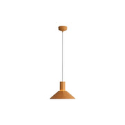 Golden Lighting Faroe 13" LED 1 Light Pendant, Earth Yellow/Grey - 3133-P13EY-GY