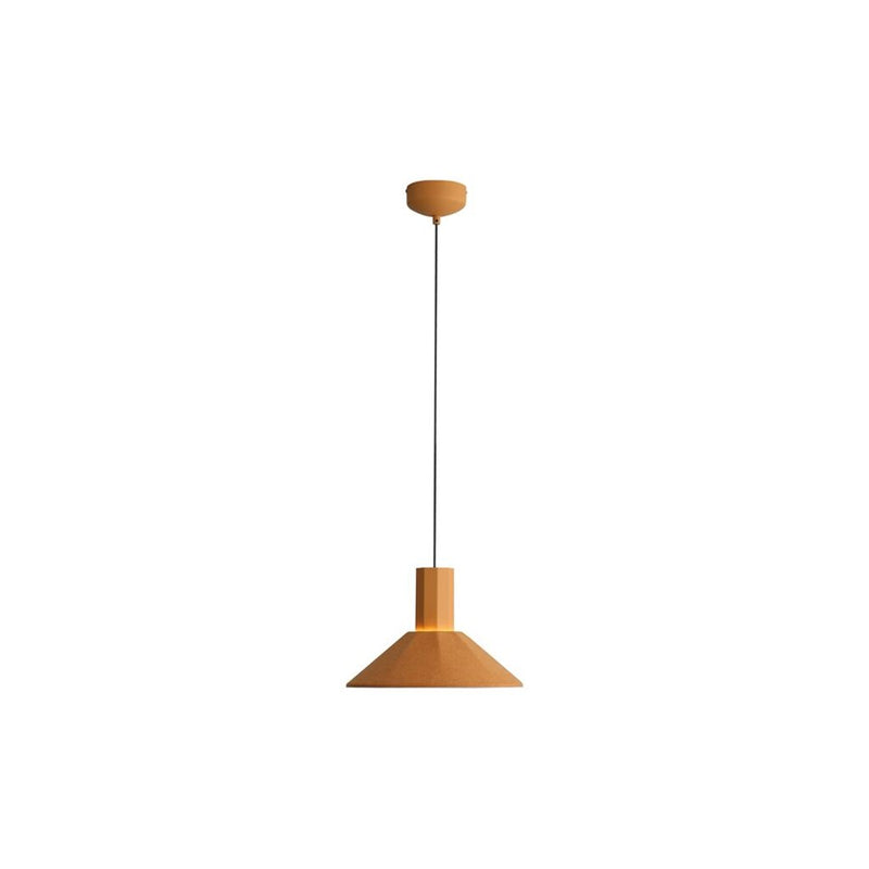 Golden Lighting Faroe 13" LED 1 Light Pendant, Earth Yellow/Grey - 3133-P13EY-GY