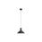 Golden Lighting Faroe 13" LED 1 Lt Pendant, Flecked Black/Grey - 3133-P13FB-GY