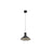 Golden Lighting Faroe 13" LED 1 Lt Pendant, Flecked Black/Grey