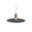 Golden Lighting Faroe 20" LED Pendant, Coffee/Black/Coffee/Black - 3133-P20CO-BK