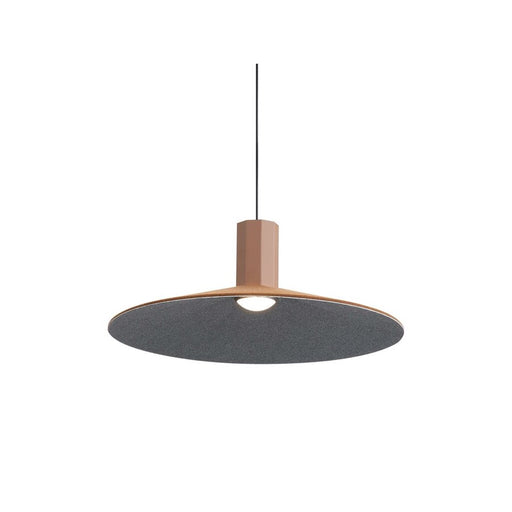 Golden Lighting Faroe 20" LED Pendant, Coffee/Black/Coffee/Black - 3133-P20CO-BK