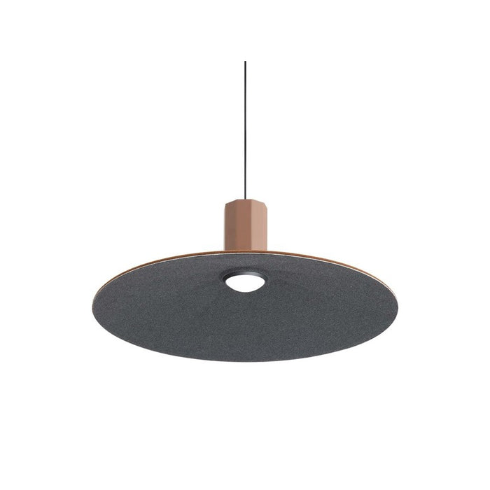 Golden Lighting Faroe 20" LED Pendant, Coffee/Black/Coffee/Black