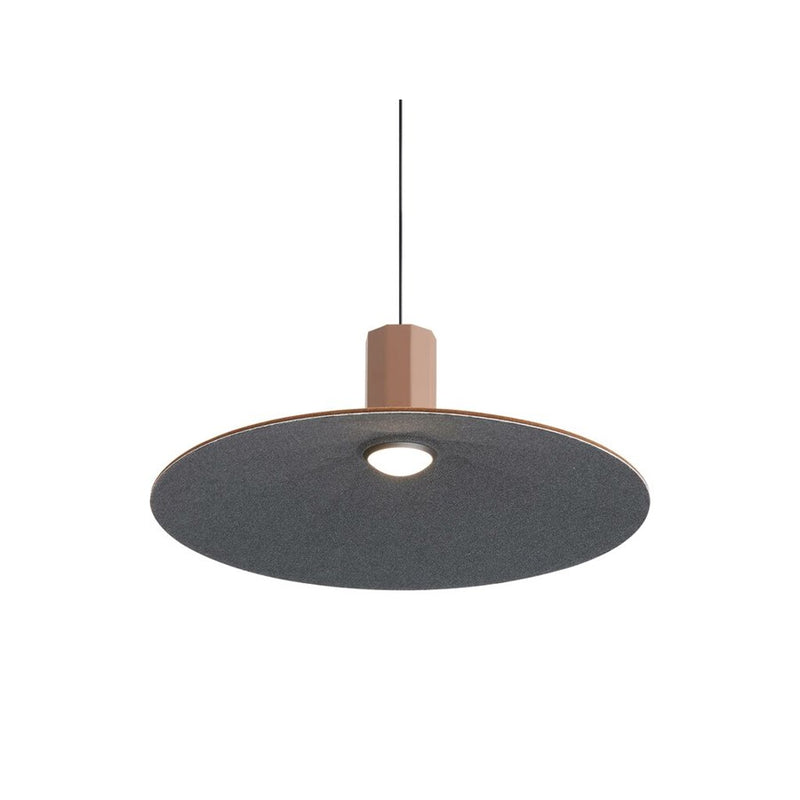 Golden Lighting Faroe 20" LED Pendant, Coffee/Black/Coffee/Black