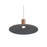 Golden Lighting Faroe 20" LED Pendant, Coffee/Black/Coffee/Black