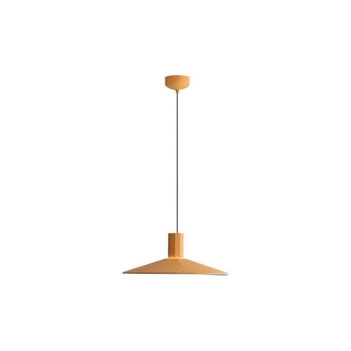 Golden Lighting Faroe 20" LED 1 Light Pendant, Earth Yellow/Grey - 3133-P20EY-GY