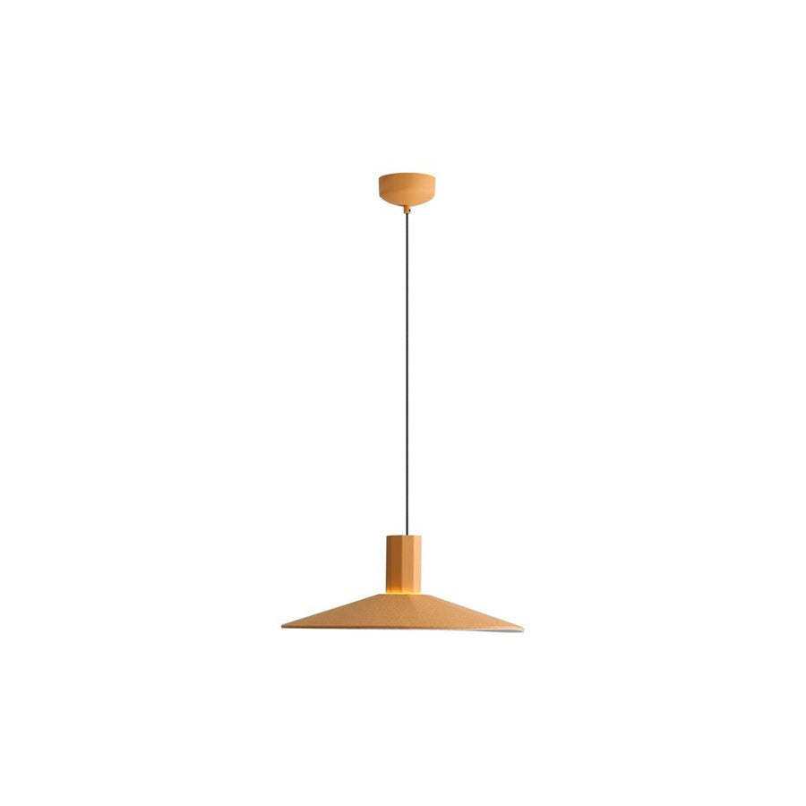 Golden Lighting Faroe 20" LED 1 Light Pendant, Earth Yellow/Grey - 3133-P20EY-GY