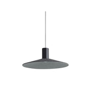 Golden Lighting Faroe 20" LED 1 Lt Pendant, Flecked Black/Grey - 3133-P20FB-GY