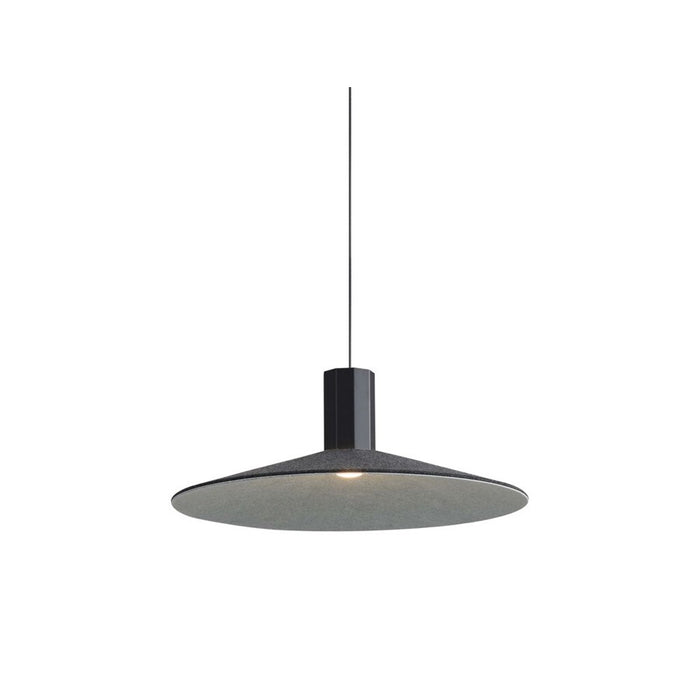 Golden Lighting Faroe 20" LED 1 Lt Pendant, Flecked Black/Grey
