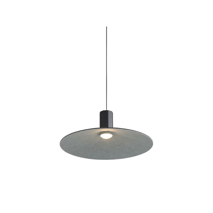 Golden Lighting Faroe 20" LED 1 Lt Pendant, Flecked Black/Grey