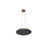 Golden Lighting Faroe 21" LED Pendant, Coffee/Black/Coffee/Black