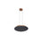 Golden Lighting Faroe 21" LED Pendant, Coffee/Black/Coffee/Black
