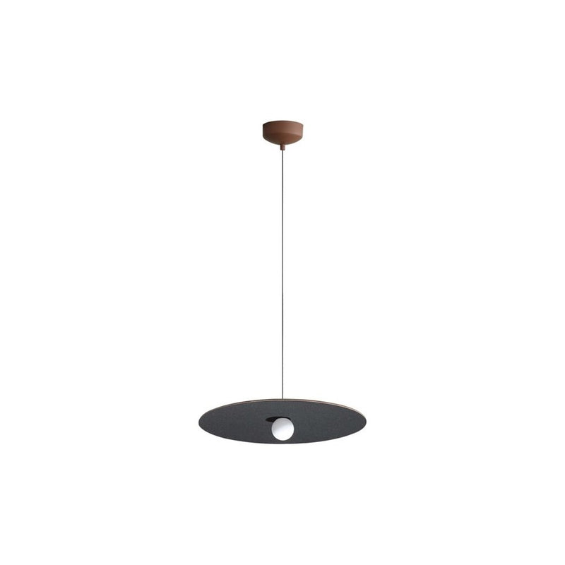 Golden Lighting Faroe 24" LED Pendant, Coffee/Black/Coffee/Black - 3133-P24CO-BK
