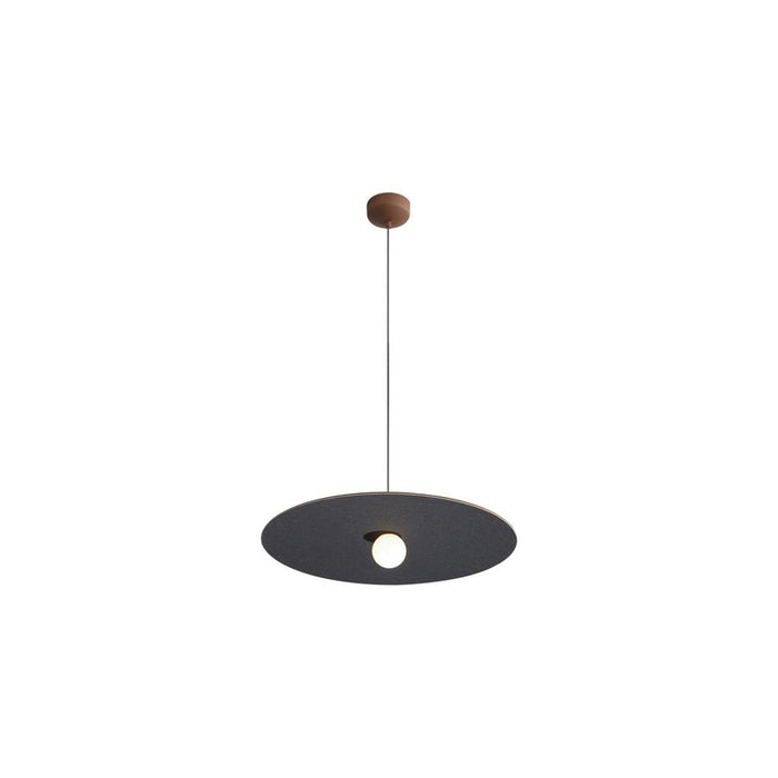 Golden Lighting Faroe 24" LED Pendant, Coffee/Black/Coffee/Black