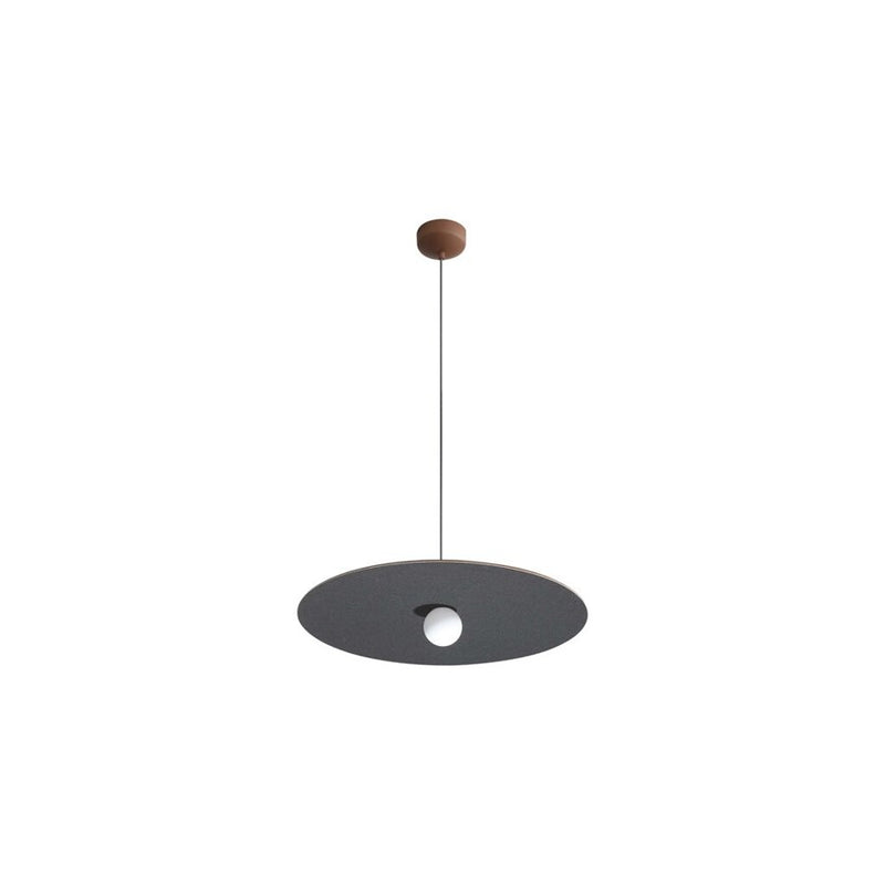 Golden Lighting Faroe 24" LED Pendant, Coffee/Black/Coffee/Black