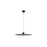 Golden Lighting Faroe 24" LED 1 Lt Pendant, Flecked Black/Grey - 3133-P24FB-GY