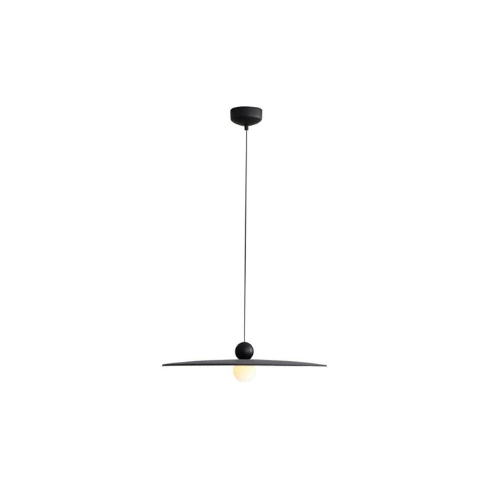 Golden Lighting Faroe 24" LED 1 Lt Pendant, Flecked Black/Grey
