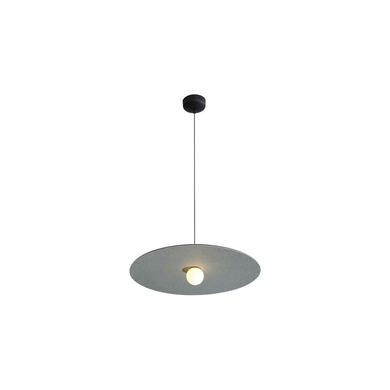 Golden Lighting Faroe 24" LED 1 Lt Pendant, Flecked Black/Grey