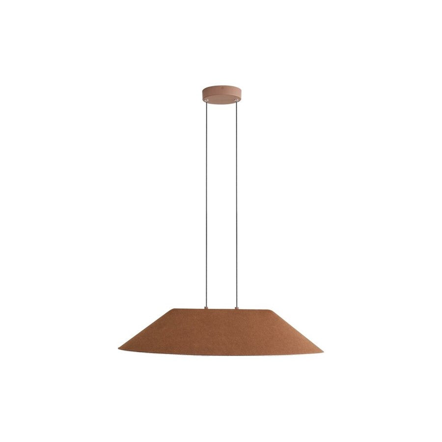 Golden Lighting Faroe 30" LED Pendant, Coffee/Black/Coffee/Black - 3133-P30CO-BK