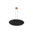 Golden Lighting Faroe 30" LED Pendant, Coffee/Black/Coffee/Black