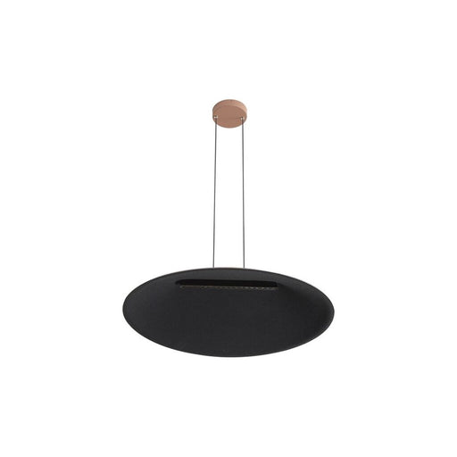 Golden Lighting Faroe 30" LED Pendant, Coffee/Black/Coffee/Black