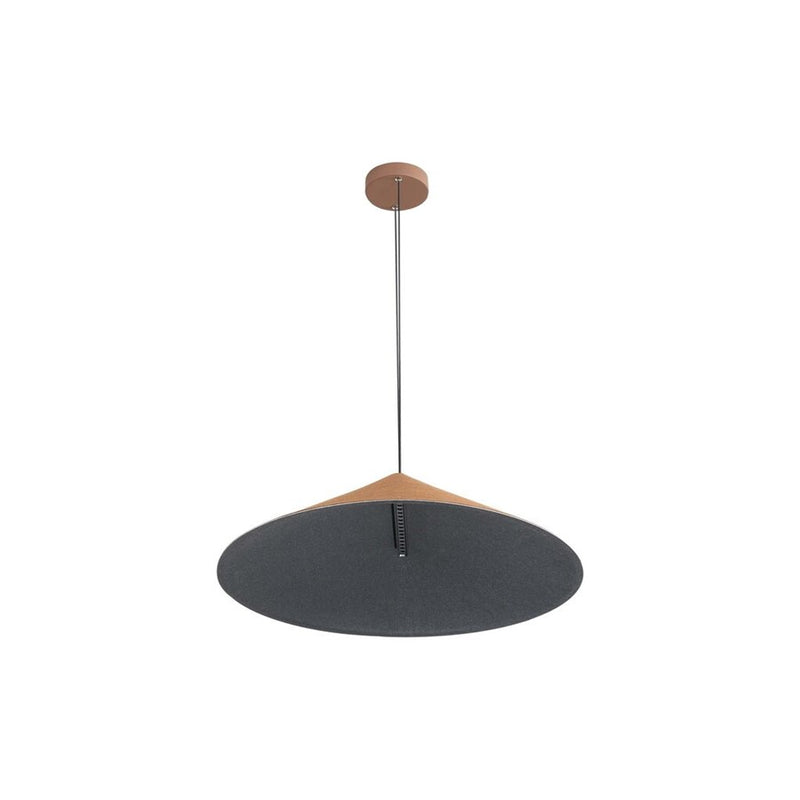 Golden Lighting Faroe 30" LED Pendant, Coffee/Black/Coffee/Black