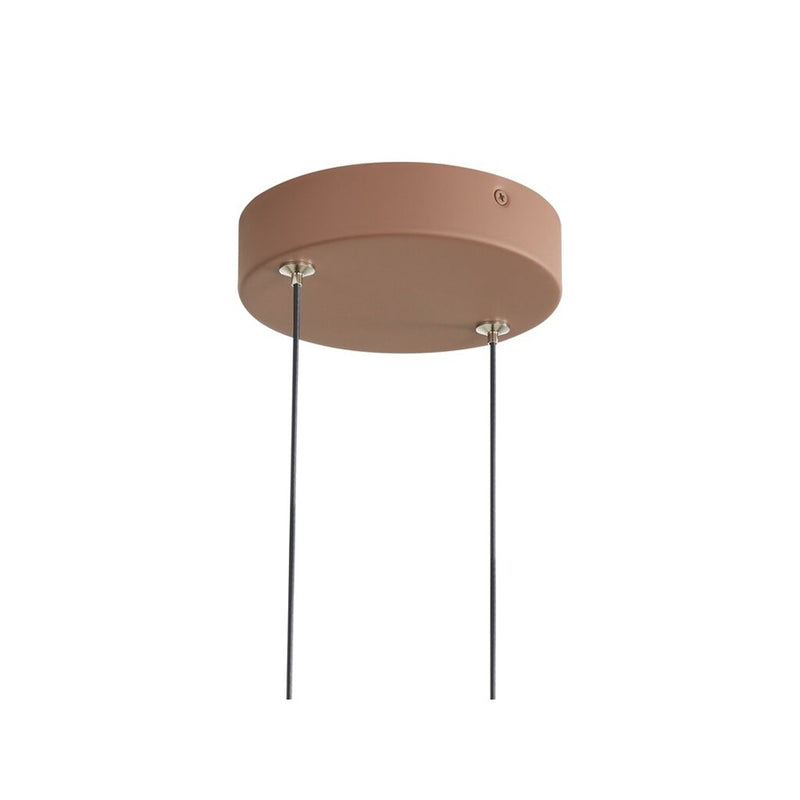 Golden Lighting Faroe 30" LED Pendant, Coffee/Black/Coffee/Black