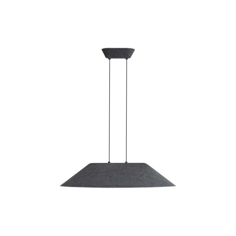 Golden Lighting Faroe 30" LED 1 Lt Pendant, Flecked Black/Grey - 3133-P30FB-GY
