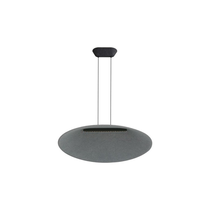 Golden Lighting Faroe 30" LED 1 Lt Pendant, Flecked Black/Grey