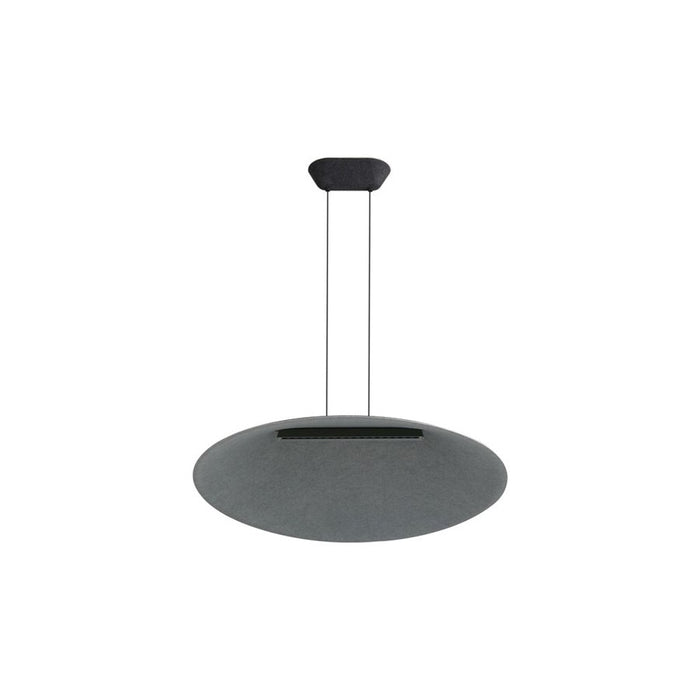 Golden Lighting Faroe 30" LED 1 Lt Pendant, Flecked Black/Grey