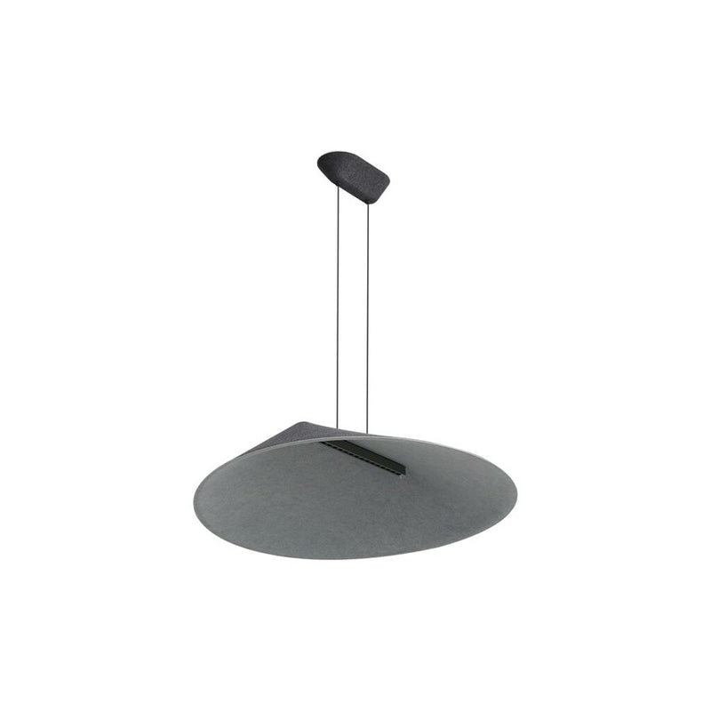 Golden Lighting Faroe 30" LED 1 Lt Pendant, Flecked Black/Grey
