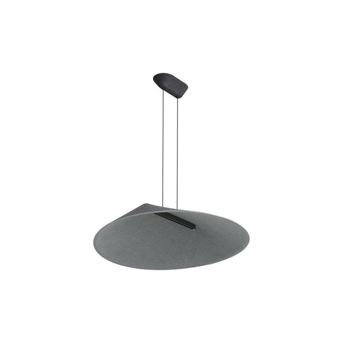 Golden Lighting Faroe 30" LED 1 Lt Pendant, Flecked Black/Grey