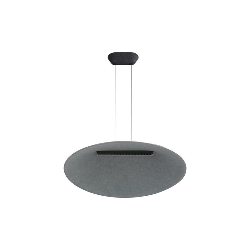 Golden Lighting Faroe 30" LED 1 Lt Pendant, Flecked Black/Grey