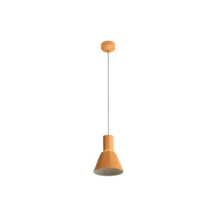Golden Faroe 8" LED Pendant, Earth Yellow/Grey/Earth Yellow/Grey
