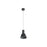Golden Faroe 8" LED 1 Light Pendant, Flecked Black/Grey